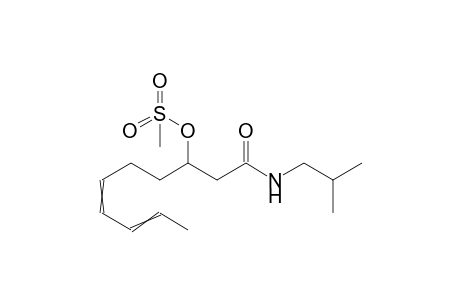 N-Isobutyl-3-sulfonyloxy-6,8-decadienamide
