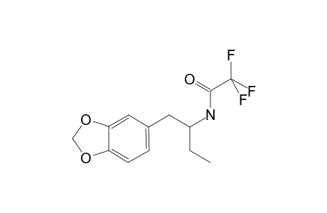 1-(3,4-Methylenedioxyphenyl)butan-2-amine TFA