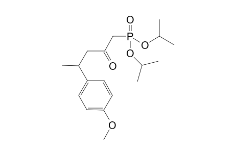 Diisopropyl [2-(4'-methxoyphenyl)-4-oxopentyl]phosphonate