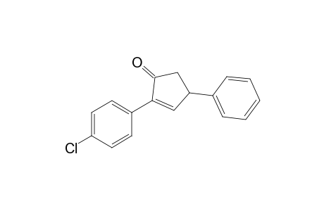 2-(4-Chlorophenyl)-4-phenyl-2-cyclopenten-1-one