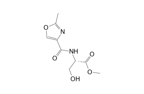 3-Hydroxy-2-[(2-methyl-1,3-oxazole-4-ylcarbonyl)amino]propionic acid methyl ester