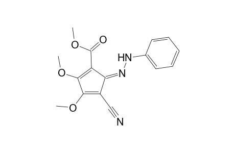 Methyl 6-anilino-4-cyano-2,3-dimethoxy-6-azapentafulvene-1-carboxylate
