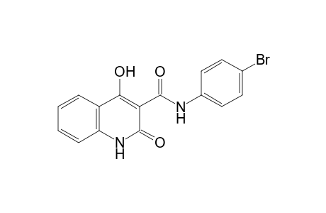 N-(4-Bromophenyl)-4-hydroxy-2-oxo-1,2-dihydro-3-quinolinecarboxamide