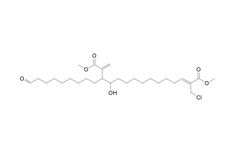 Dimethyl 2-chloromethyl-12-hydroxy-13-(8-formyloctyl)-14-methylene-2-pentadecendioate