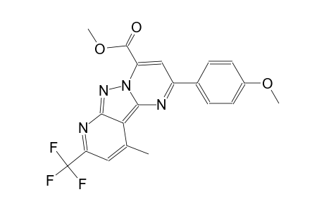 pyrido[2',3':3,4]pyrazolo[1,5-a]pyrimidine-4-carboxylic acid, 2-(4-methoxyphenyl)-10-methyl-8-(trifluoromethyl)-, methyl ester
