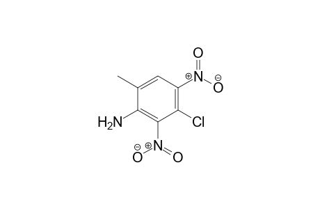 Benzenamine, 3-chloro-6-methyl-2,4-dinitro-
