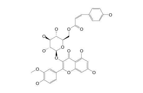 ISORHAMNETIN-3-O-(6''-O-(Z)-PARA-COUMAROYL)-BETA-D-GLUCOPYRANOSIDE
