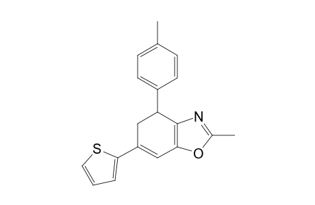 2-methyl-4-(4-methylphenyl)-6-thiophen-2-yl-4,5-dihydro-1,3-benzoxazole