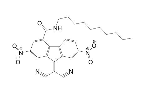 N-decyl-9-(dicyanomethylene)-2,7-dinitro-9H-fluorene-4-carboxamide