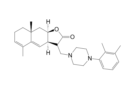 (3aR,8aR,9aR)-3-[[4-(2,3-dimethylphenyl)-1-piperazinyl]methyl]-5,8a-dimethyl-3,3a,7,8,9,9a-hexahydrobenzo[f]benzofuran-2-one
