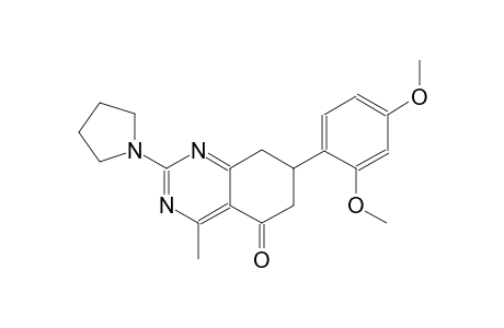 5(6H)-quinazolinone, 7-(2,4-dimethoxyphenyl)-7,8-dihydro-4-methyl-2-(1-pyrrolidinyl)-