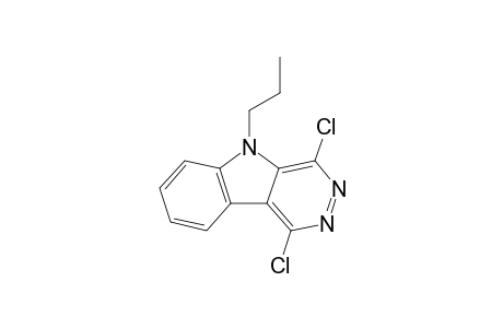 1,4-Dichloro-5-propyl-5H-pyridazino[4,5-b]indole