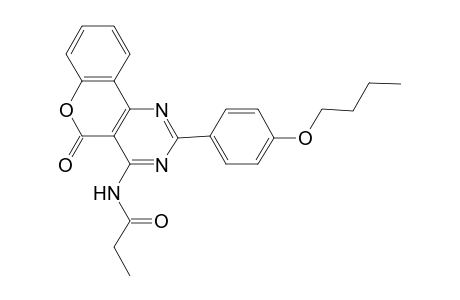 N-[3-(4-Butoxy-phenyl)-10-oxo-10H-9-oxa-2,4-diaza-phenanthren-1-yl]-propionamide