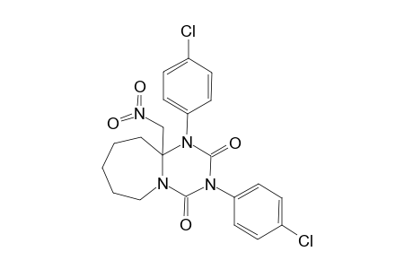 1,3-BIS-(4-CHLOROPHENYL)-10A-NITROMETHYLHEXAHYDRO-[1,3,5]-TRIAZINO-[1,2-A]-AZEPINE-2,4-DIONE