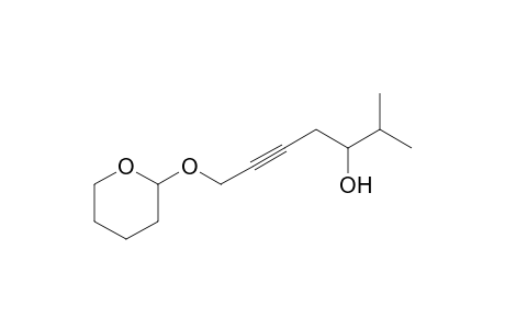2-Methyl-7-tetrahydro-2H-pyranyloxy-5-heptyn-3-ol