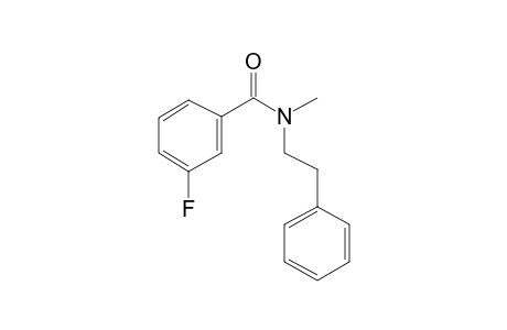 Benzamide, 3-fluoro-N-(2-phenylethyl)-N-methyl-