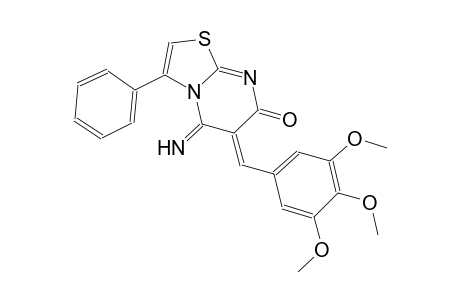 7H-thiazolo[3,2-a]pyrimidin-7-one, 5,6-dihydro-5-imino-3-phenyl-6-[(3,4,5-trimethoxyphenyl)methylene]-, (6Z)-
