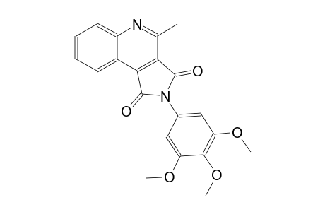 1H-pyrrolo[3,4-c]quinoline-1,3(2H)-dione, 4-methyl-2-(3,4,5-trimethoxyphenyl)-