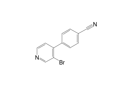 3-Bromo-4-(4-cyanophenyl)pyridine