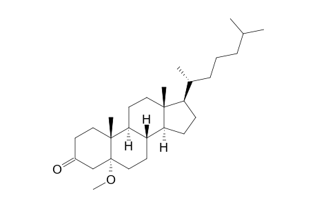 5-Methoxy-5a-cholestan-3-one
