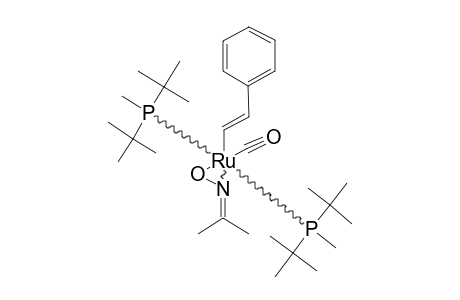 (ACETONOXIMATO-N,O)-CARBONYLBIS-(DI-TERT.-BUTYLMETHYLPHOSPHANE)-[(E)-2-PHENYLVINYL]-RUTHENIUM-(II)