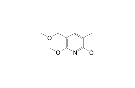 2-chloro-6-methoxy-5-(methoxymethyl)-3-methylpyridine