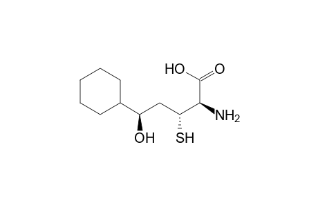 (2R,3R,5R)-2-amino-5-cyclohexyl-5-hydroxy-3-mercaptopentanoic acid
