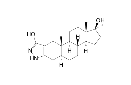 3-Hydroxystanozolol [3-Hydroxy-17.alpha-methyl-17.beta.-hydroxy-5.alpha.-androstano[3,2-c]pyrazole]