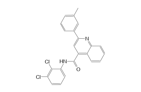 N-(2,3-dichlorophenyl)-2-(3-methylphenyl)-4-quinolinecarboxamide