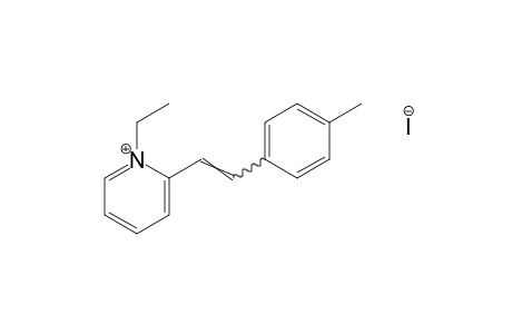 1-ethyl-2-(p-methylstyryl)pyridinium iodide