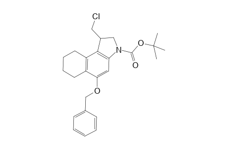 5-Benzyloxy-3-[(t-butoxycarbonyl)amino]-1-(chloromethyl)-1,2,6,7,8,9-hexahydro-3H-benz[e]indole