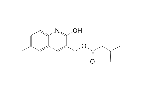 (2-hydroxy-6-methyl-3-quinolinyl)methyl 3-methylbutanoate