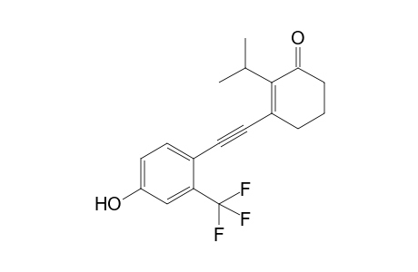 3-(2-Trifluoromethyl-4-hydroxyphenylethynyl)-2-isopropylcyclohex-2-enone