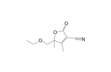 3-Cyano-4,5-dimethyl-5-(ethoxymethyl)-2(5H)-furanone