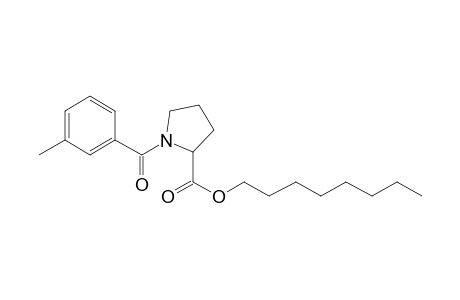 L-Proline, N-(3-methylbenzoyl)-, octyl ester