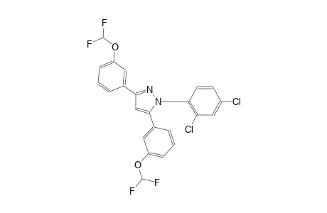 1-(2,4-dichlorophenyl)-3,5-bis[3-(difluoromethoxy)phenyl]-1H-pyrazole