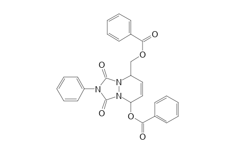 1H-[1,2,4]Triazolo[1,2-a]pyridazine-1,3(2H)-dione, 5-(benzoyloxy)-8-[(benzoyloxy)methyl]-5,8-dihydro-2-phenyl-