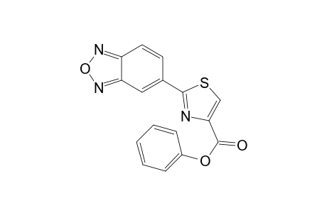 Thiazole-4-carboxylic acid, 2-(5-benzofurazanyl)-, phenyl ester