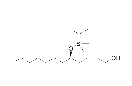 (R,Z)-5-(tert-Butyldimethylsiloxy)dodec-2-en-1-ol