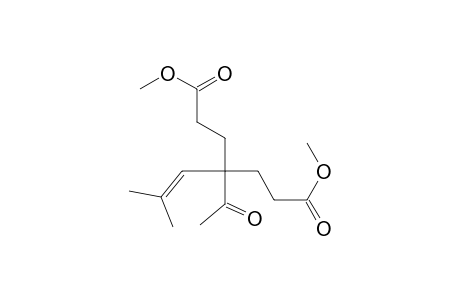 Heptanedioic acid, 4-acetyl-4-(2-methyl-1-propenyl)-, dimethyl ester