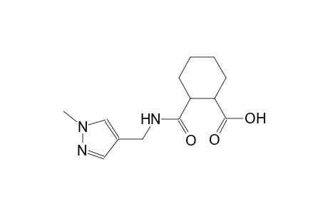 cyclohexanecarboxylic acid, 2-[[[(1-methyl-1H-pyrazol-4-yl)methyl]amino]carbonyl]-