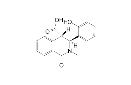 trans-2-Methyl-3-(2-hydroxyphenyl)-3,4-dihydro-1(2H)-isoquinoline-4-carboxylic acid