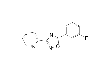 3-(2-Pyridyl)-5-(3-fluorophenyl)-1,2,4-oxadiazole