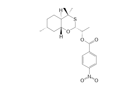 (2'S)-HEXAHYDRO-2-(L'-HYDROXYETHYL)-4,4,7-TRIMETHYL-4H-BENZOXATHIINE-PARA-NITRO-BENZOATE