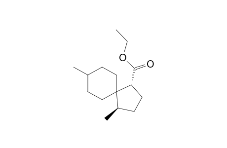 Spiro[4.5]decane-1-carboxylic acid, 4,8-dimethyl-, ethyl ester
