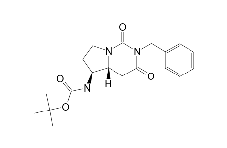(4A-R*,5-R*)-2-BENZYL-5-(TERT.-BUTOXYCARBONYL)-AMINO-1,3-DIOXO-PERHYDROPYRROLO-[1,2-C]-PYRIMIDINE