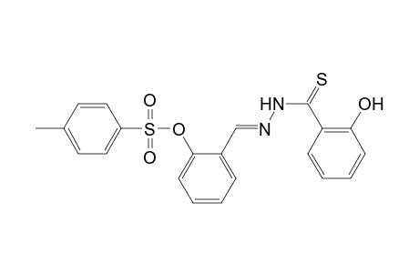 2-{[2-(2-hydroxybenzothioyl)hydrazono]methyl}phenyl 4-methylbenzenesulfonate