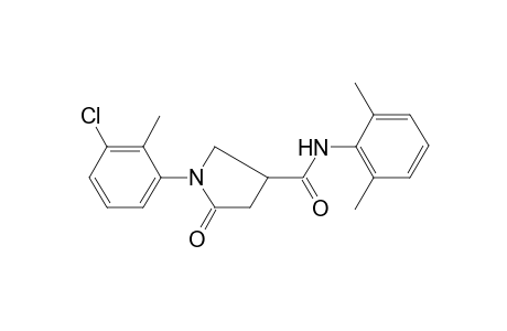 1-(3-Chloranyl-2-methyl-phenyl)-N-(2,6-dimethylphenyl)-5-oxidanylidene-pyrrolidine-3-carboxamide