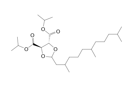 di(1-methylethyl) (4R,5R)-2-[(2RS,6RS)-2,6,10-trimethylundecyl]-1,3-dioxolane-4,5-dicarboxylate
