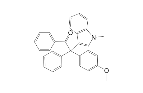 2-(4-Methoxyphenyl)-2-(1-methyl-1H-indol-3-yl)-1,2-diphenylethanone